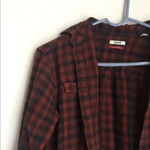 Burgandy flannel